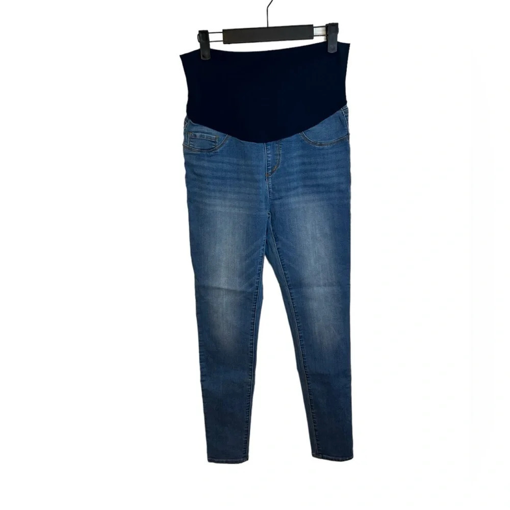 Song Maternity Medium Wash Skinny Jeans